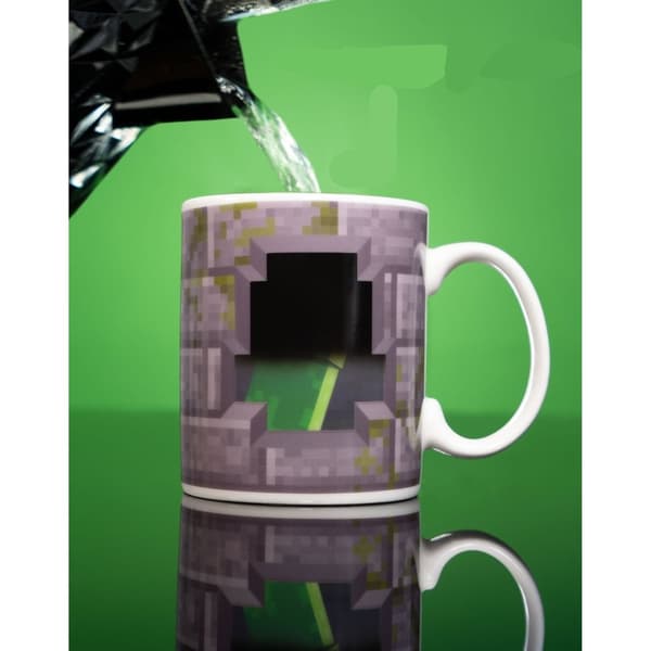 Minecraft Creeper Heat Changing Mug