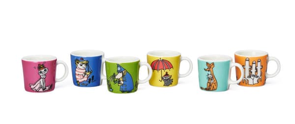 Mumin Minimuggar Tredje Klassiker 6-pack Arabia