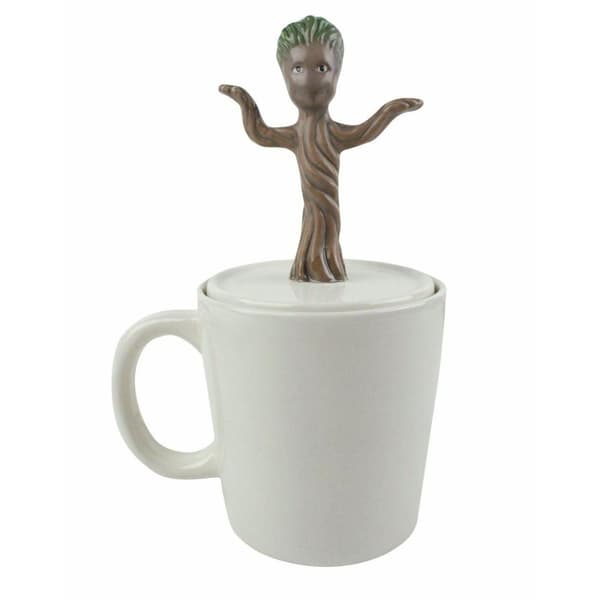 Guardians Of The Galaxy Dancing Baby Groot krus White/Brown One Size