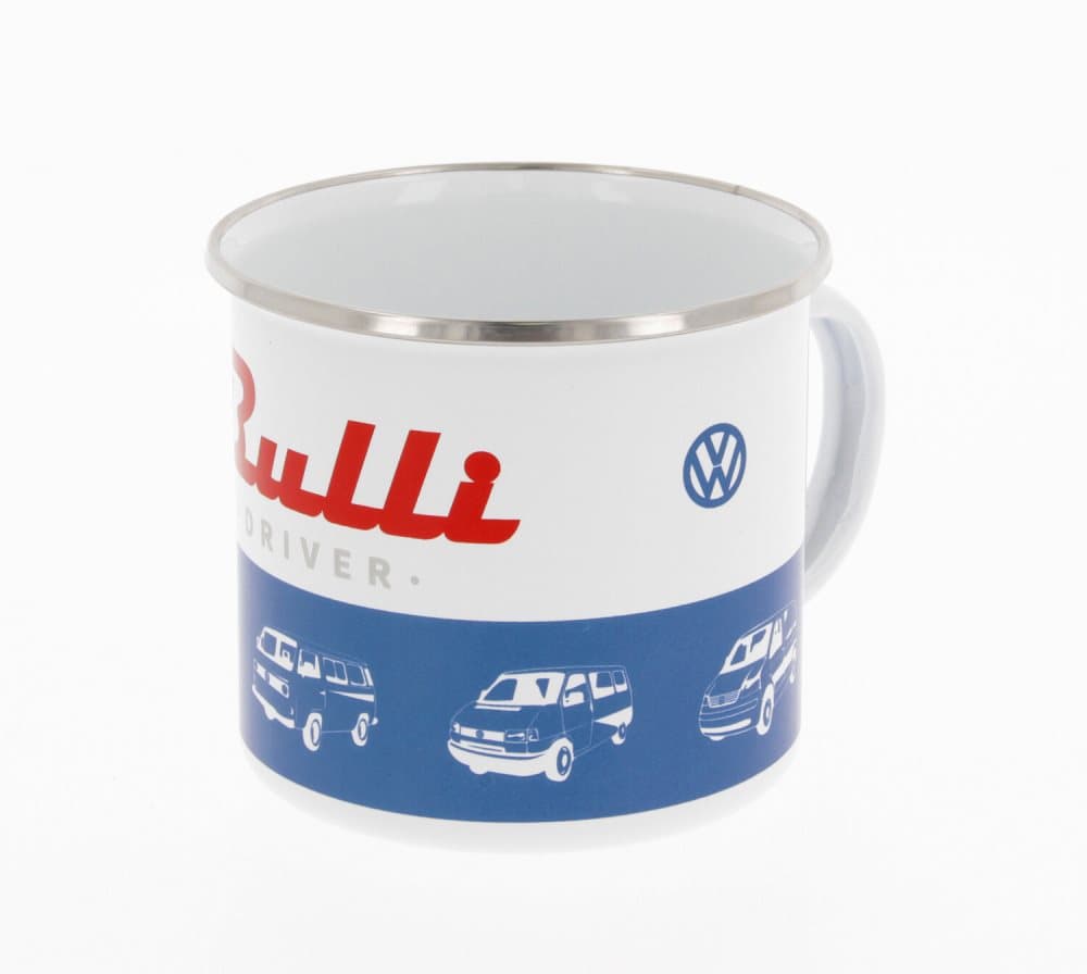 BRISA VW Collection - Volkswagen Bus T1 Camper Van Transporter Emalj Kaffekopp (Bulli Driver)