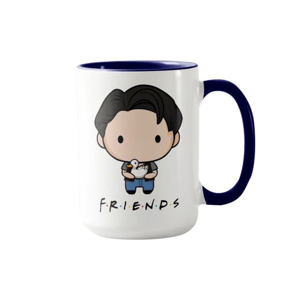 Friends Chibi Joey krus White/Blue/Navy One Size