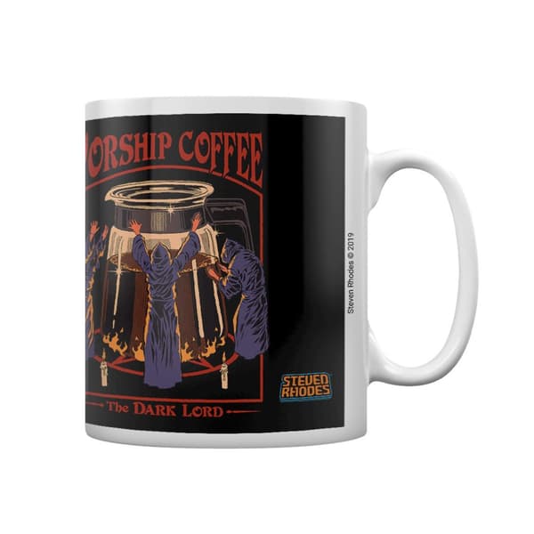 Steven Rhodes Worship Coffee Mug White/Black/Red One Size
