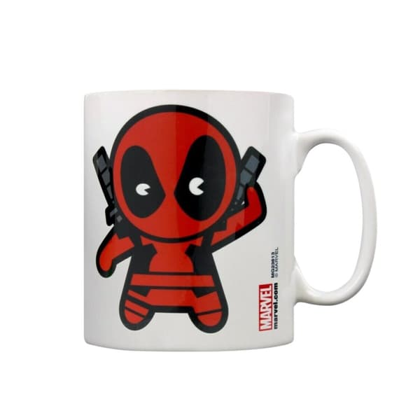 Marvel Kawaii Deadpool krus White/Red One Size