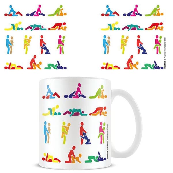 Pyramid International Sex Positions Mug White One Size