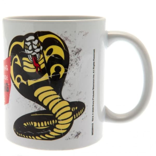 Cobra Kai Stærkt krus White/Red/Yellow One Size