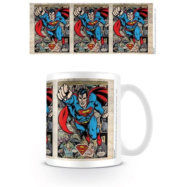 Superman Montage-mugg White/Blue/Red One Size