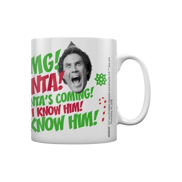 Elf Omg Santa Mug