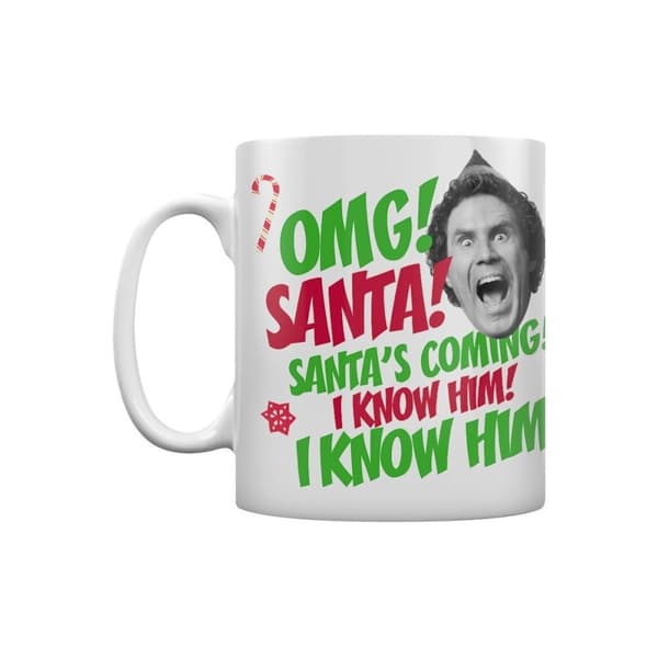 Elf Omg Santa krus White/Green/Red One Size