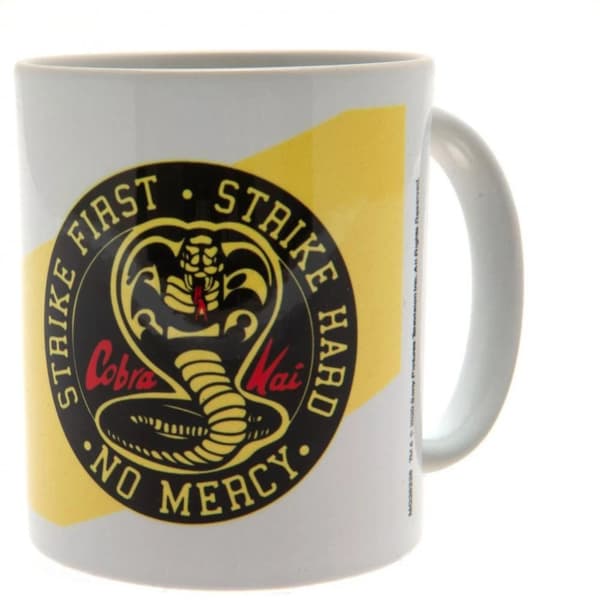 Cobra Kai No Mercy krus White/Black/Yellow One Size