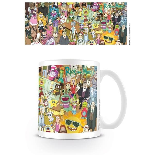 Rick And Morty Tecken Mug