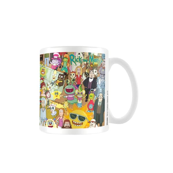 Rick And Morty Karakterer Mug Multicoloured One Size