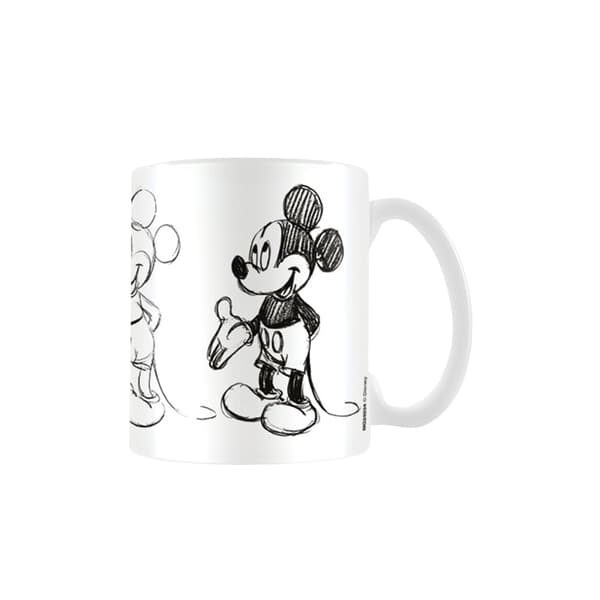 Disney Sketch Process Mickey Mouse Mug White/Black One Size