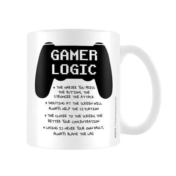 Pyramid International Gamer Logic krus White/Black One Size