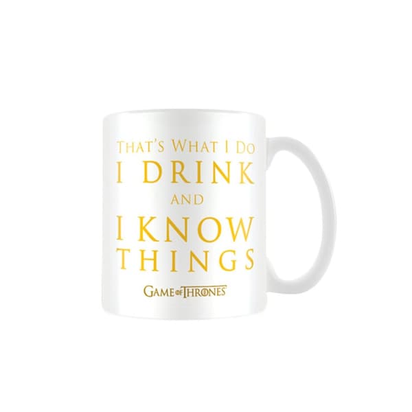 Game of Thrones Drikke og vide ting krus Yellow/White One Size
