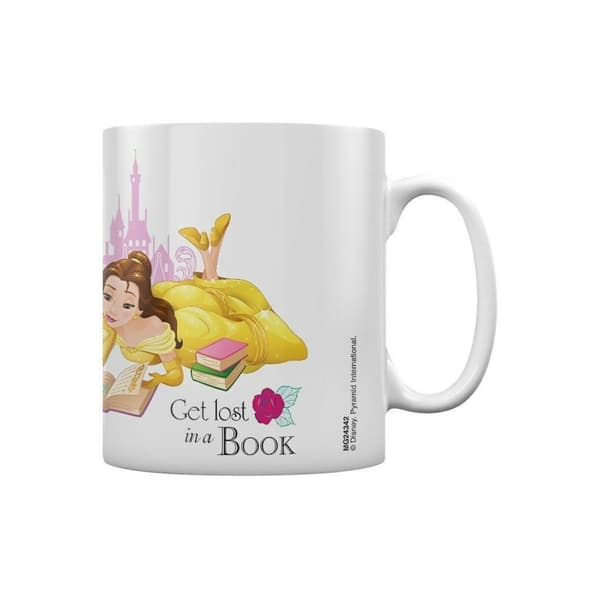 Beauty And The Beast Böcker Mug White/Yellow One Size