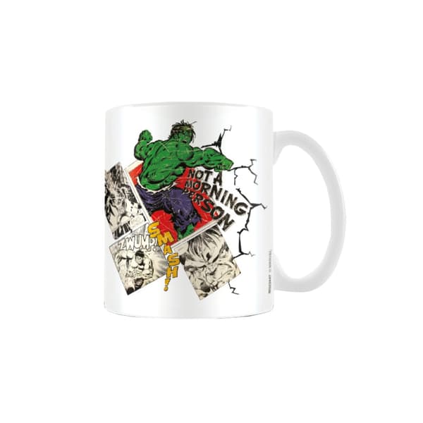 Marvel Ikke et morgenmenneske krus White/Green/Red One Size
