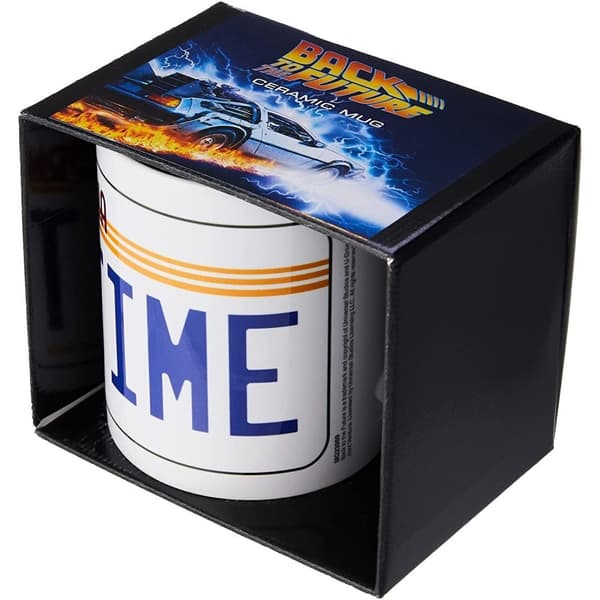 Back To The Future License Plate Mug