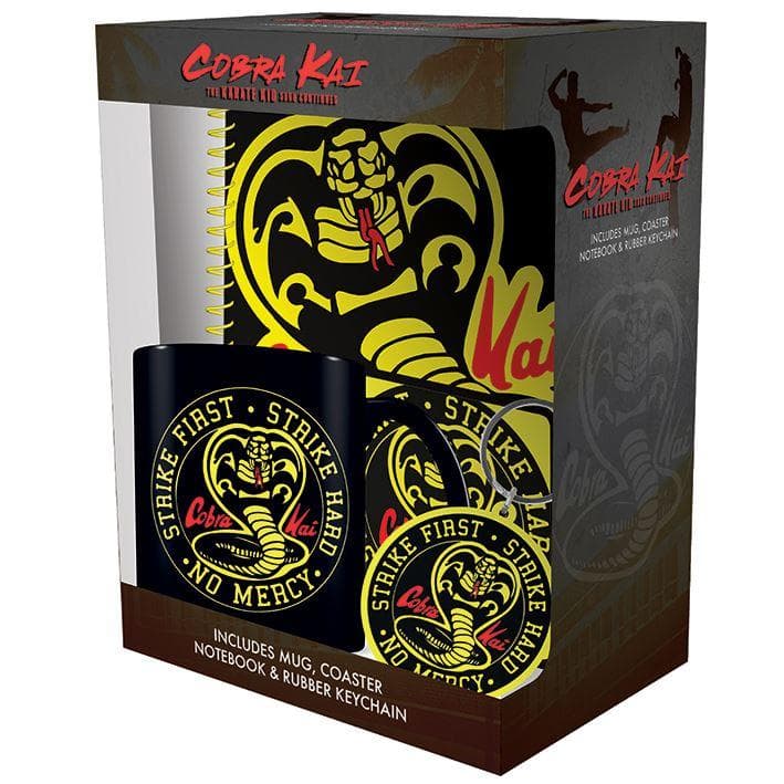 Cobra Kai Emblem presentförpackning (4 st.)