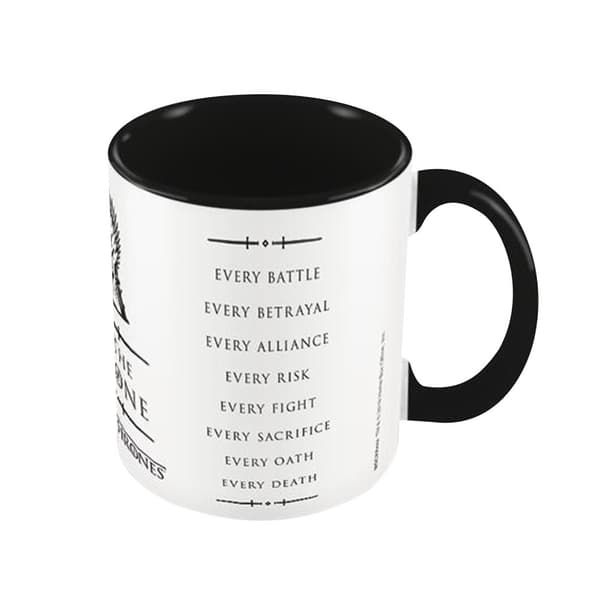 Game of Thrones For The Throne Mug White/Black One Size
