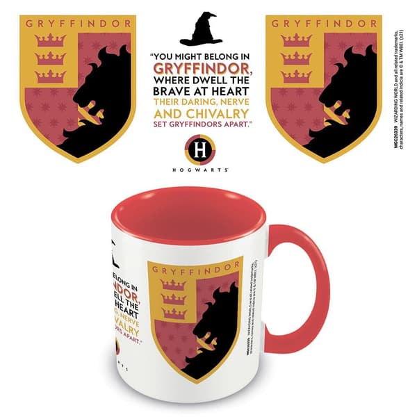 Harry Potter Gryffindor House Pride krus Red/White/Yellow One Size