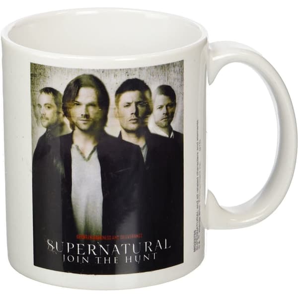 Supernatural Gå på jakt mugg White/Black/Grey One Size