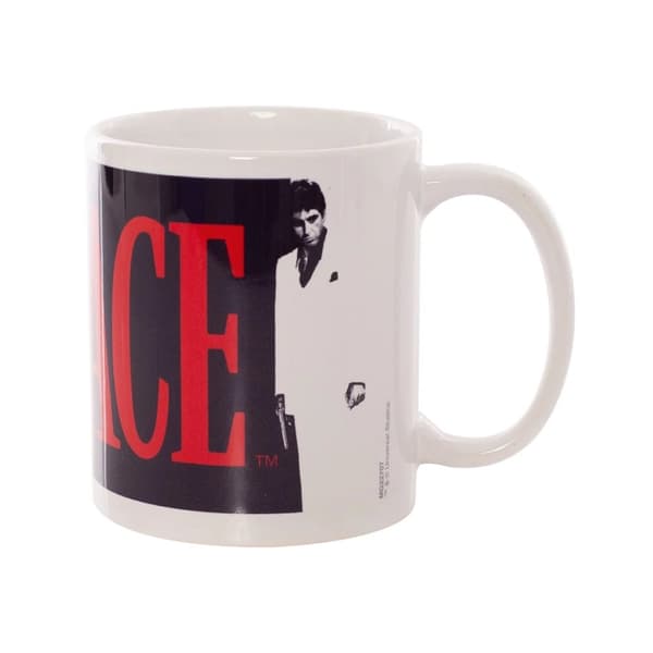Scarface Logo krus White/Black/Red One Size