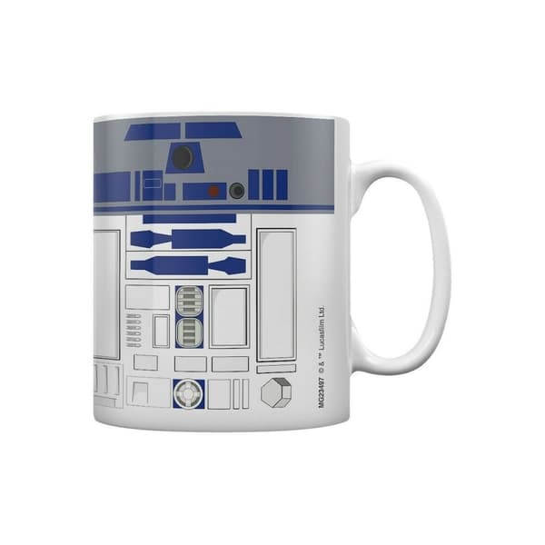 Star Wars R2-D2 krus White/Blue/Grey One Size
