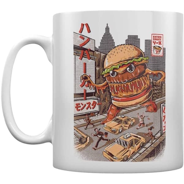 Ilustrata Burgerzilla-mugg