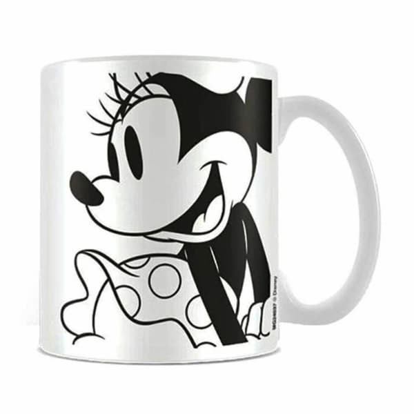 Disney Sort og hvid Minnie Mouse krus