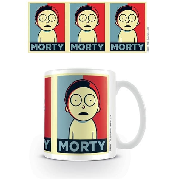 Rick And Morty Kampanjmugg White/Red/Blue One Size