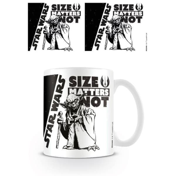 Star Wars Størrelse betyder ikke krus White/Black One Size