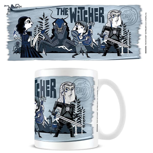 The Witcher Illustrated Adventure Mug