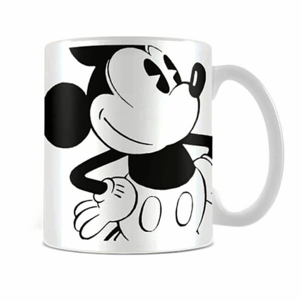 Disney Stort Vintage Mickey Mouse krus White/Black One Size