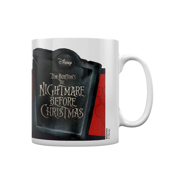 Nightmare Before Christmas Banner Jack Skellington krus White/Black/Red One Size