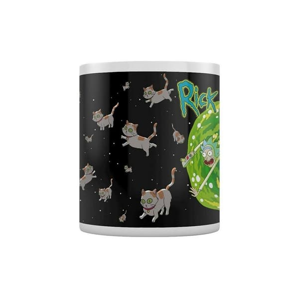 Rick And Morty Flytande katt dimension mugg