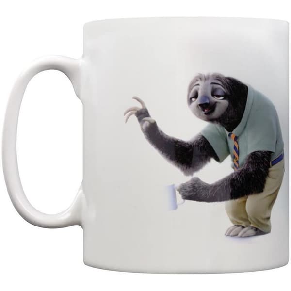 Zootropolis Vil du have det hvornår? krus White/Green/Black One Size
