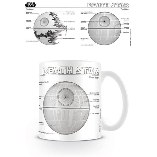 Star Wars Death Star Sketch Mug