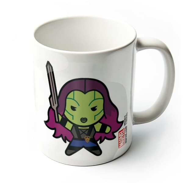 Marvel Kawaii Gamora krus White/Purple/Green One Size