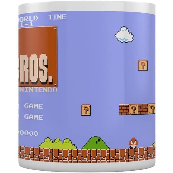 Super Mario Retro Title Mug