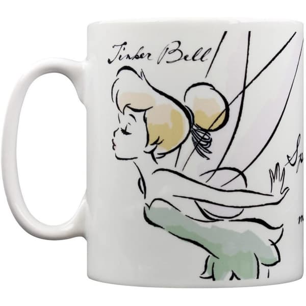 Peter Pan Magic Tinkerbell Mug Green/Yellow/White One Size