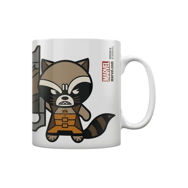 Marvel Kawaii Rocket Raccoon krus White/Brown One Size
