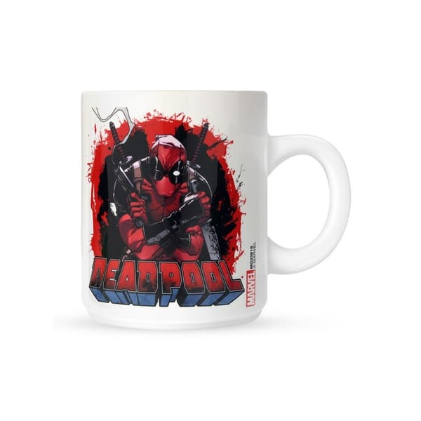 Deadpool Smoking Gun Mug White/Red/Black One Size