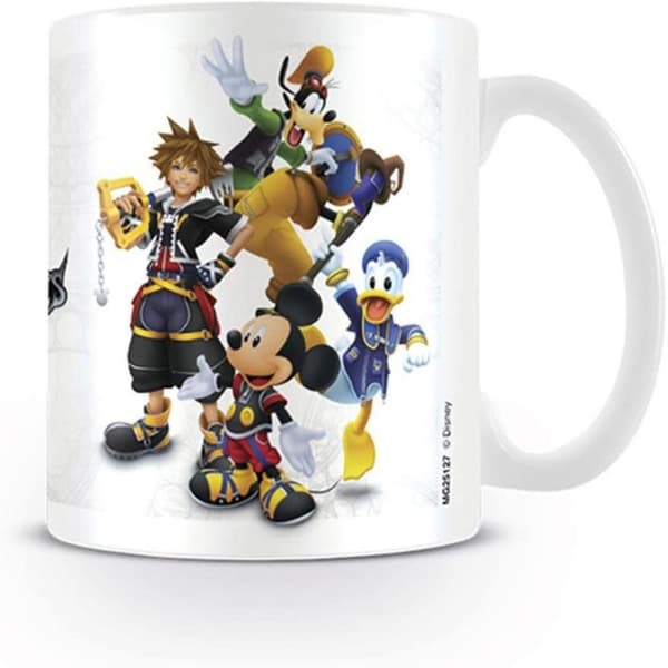 Kingdom Hearts Gruppe krus White/Yellow/Black One Size