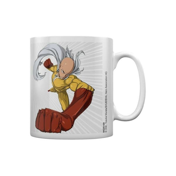 One Punch Man Saitama Vs Boros krus White One Size