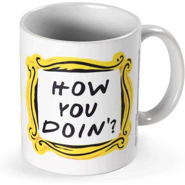 Friends How You Doin? Mug White/Black/Yellow One Size