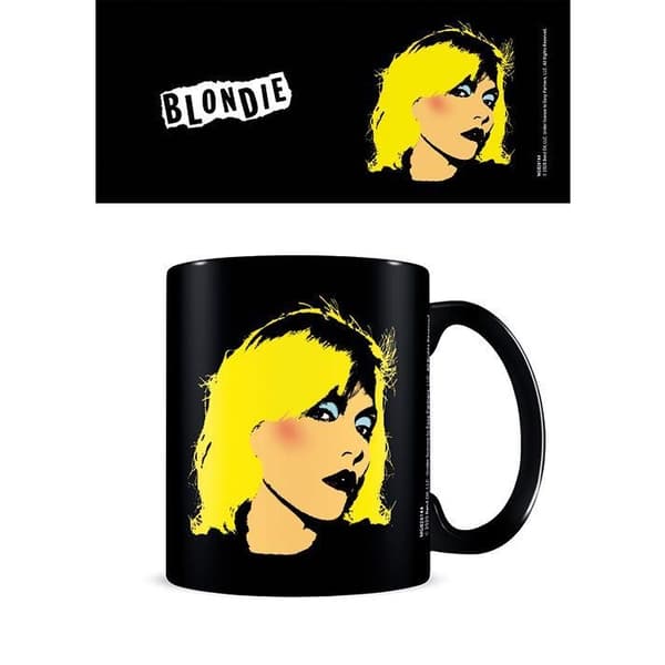 Blondie Punk krus Black/Yellow One Size
