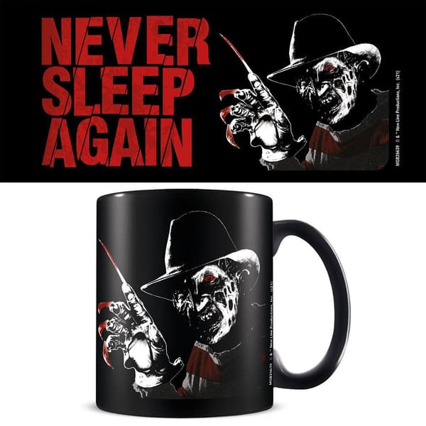 Nightmare On Elm Street Aldrig mer sova igen mugg
