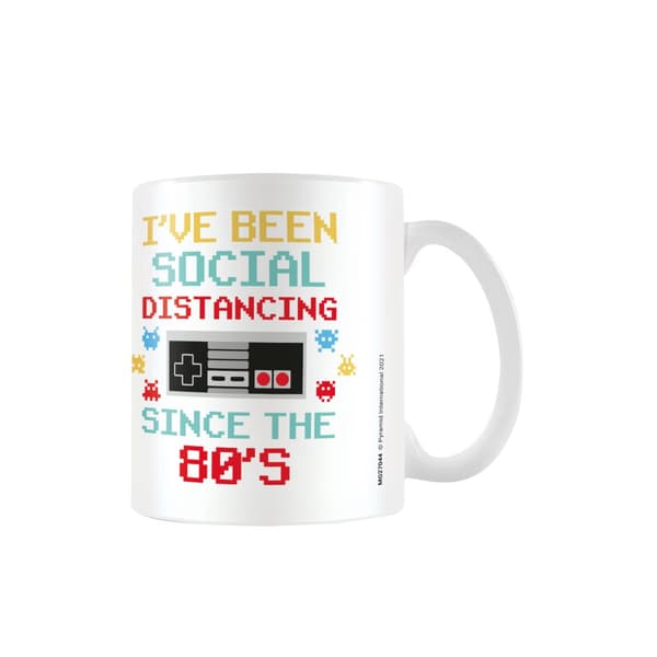 Pyramid International Social distancering siden 80'erne Mug Multicoloured One Size