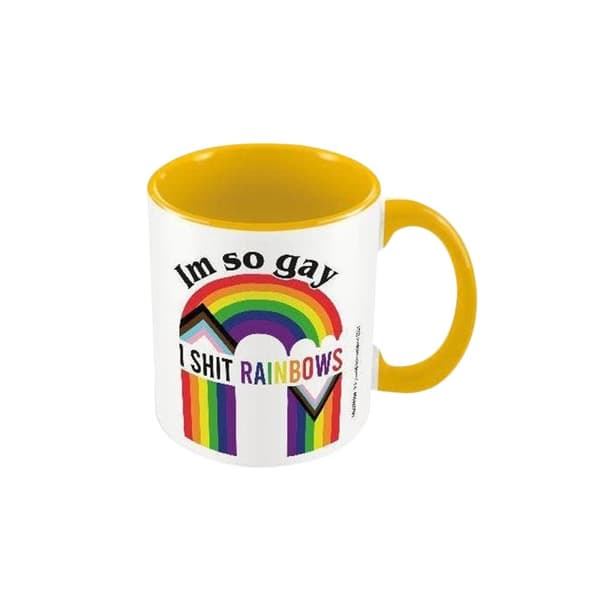 Pyramid International Jag är så gay att jag skiter regnbågar Mug