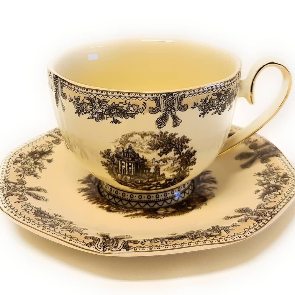 Royal Collection England Muggar 6 personer med tallrik